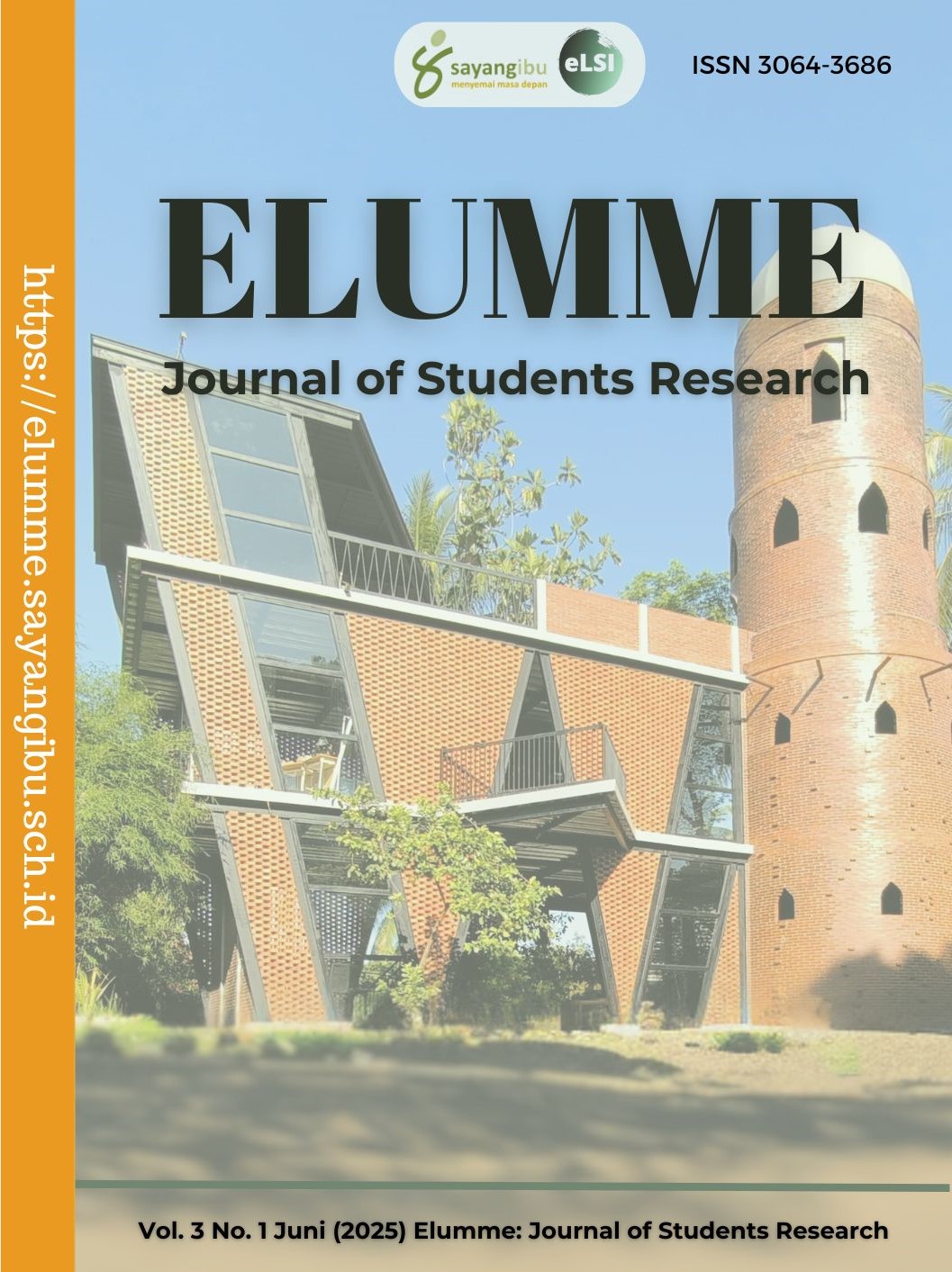 					View Vol. 3 No. 1 (Juni) (2025): Elumme: Journal of Students Research
				